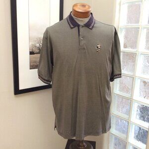 Men's Golf Shirt by Slazenger, Mickey Mouse Logo, Size XL